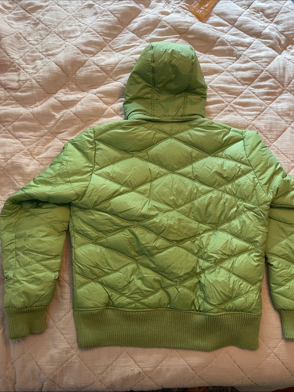 Helly Hansen Green Quilted Hooded Puffer Jacket - Picture 4 of 6